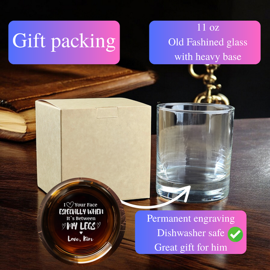 Whiskey Glass Funny Gift for Him