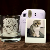 Personalized Photo on Whiskey Glass