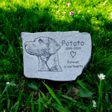 Life-Like Custom Pet Memorial Stone — For Any Pet (Horse, Rabbit, Bird & More)