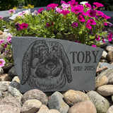 Life-Like Custom Pet Memorial Stone — For Any Pet (Horse, Rabbit, Bird & More)