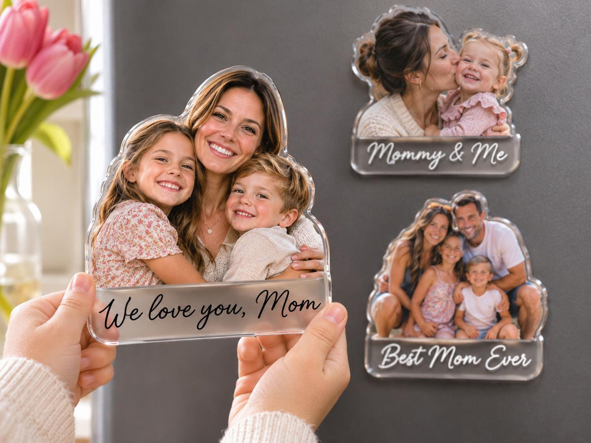 Custom Photo Magnet – Personalized Acrylic Fridge Magnet