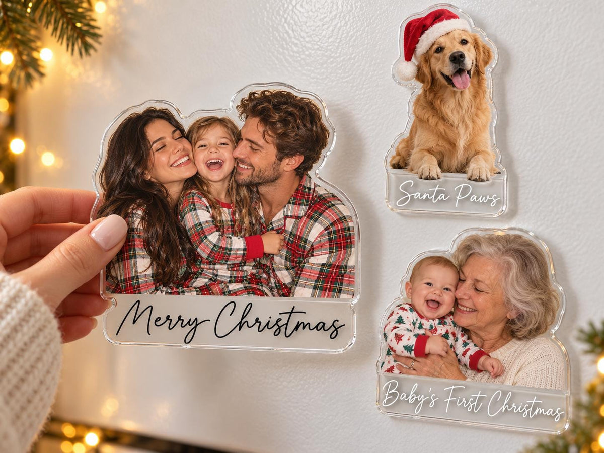Custom Photo Magnet – Personalized Acrylic Fridge Magnet