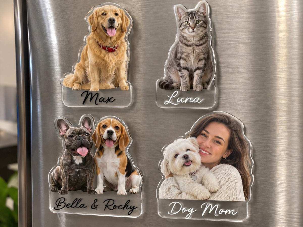 Custom Photo Magnet – Personalized Acrylic Fridge Magnet