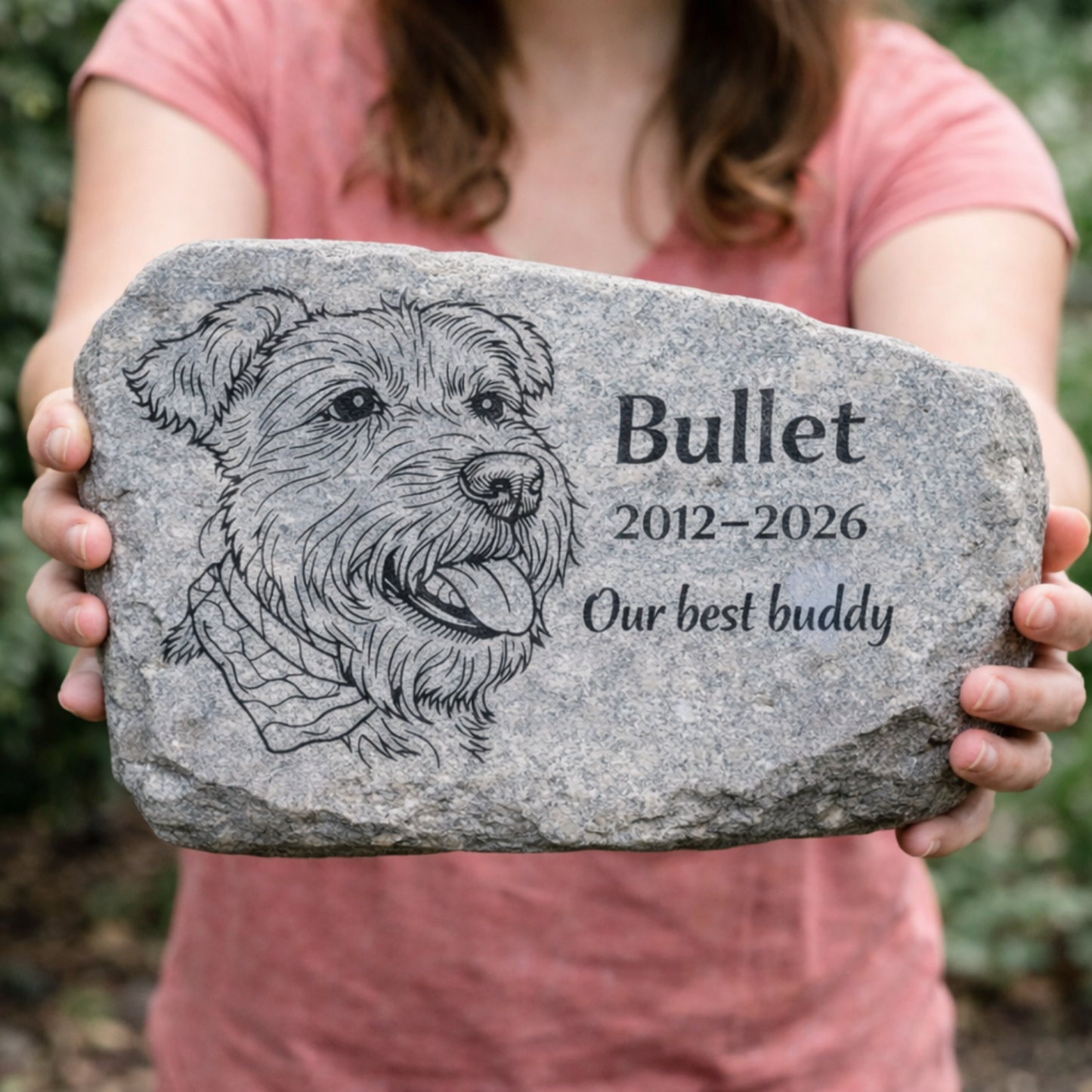 Dog Memorial Stone